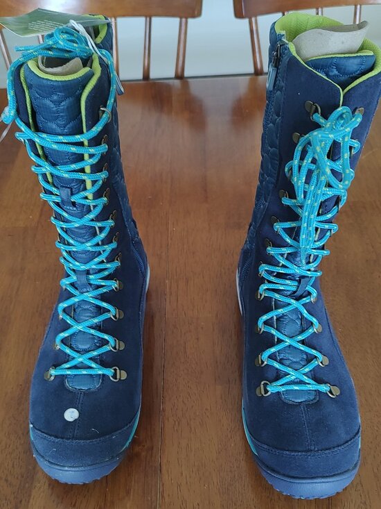 Dr. Scholl's Shoes - Dr. Scholl's Radley Navy Blue Lace up Boots - Women's Size 7